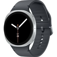 Galaxy Watch8 | 44 мм | Silver | Sport/Graphite | M/L, Размер: 44 мм, Цвет: Silver, Тип ремешка: Sport, Цвет ремешка: Graphite, Размер ремешка: M/L, Подключение часов: Bluetooth / Wi-Fi